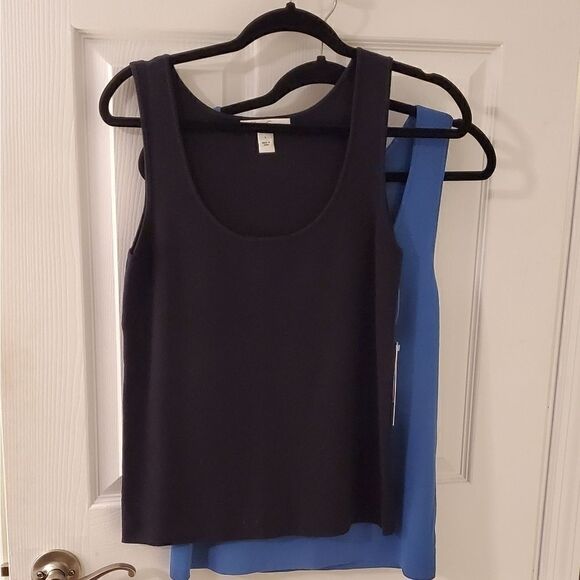NWT KENNETH COLE BLUE TANKS - Picture 1 of 10